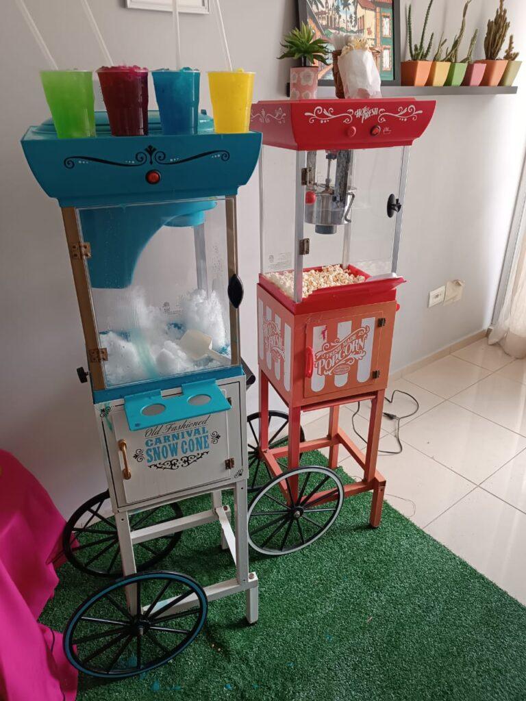 Inicio Carrinhos de Algodão Doce e Pipoca